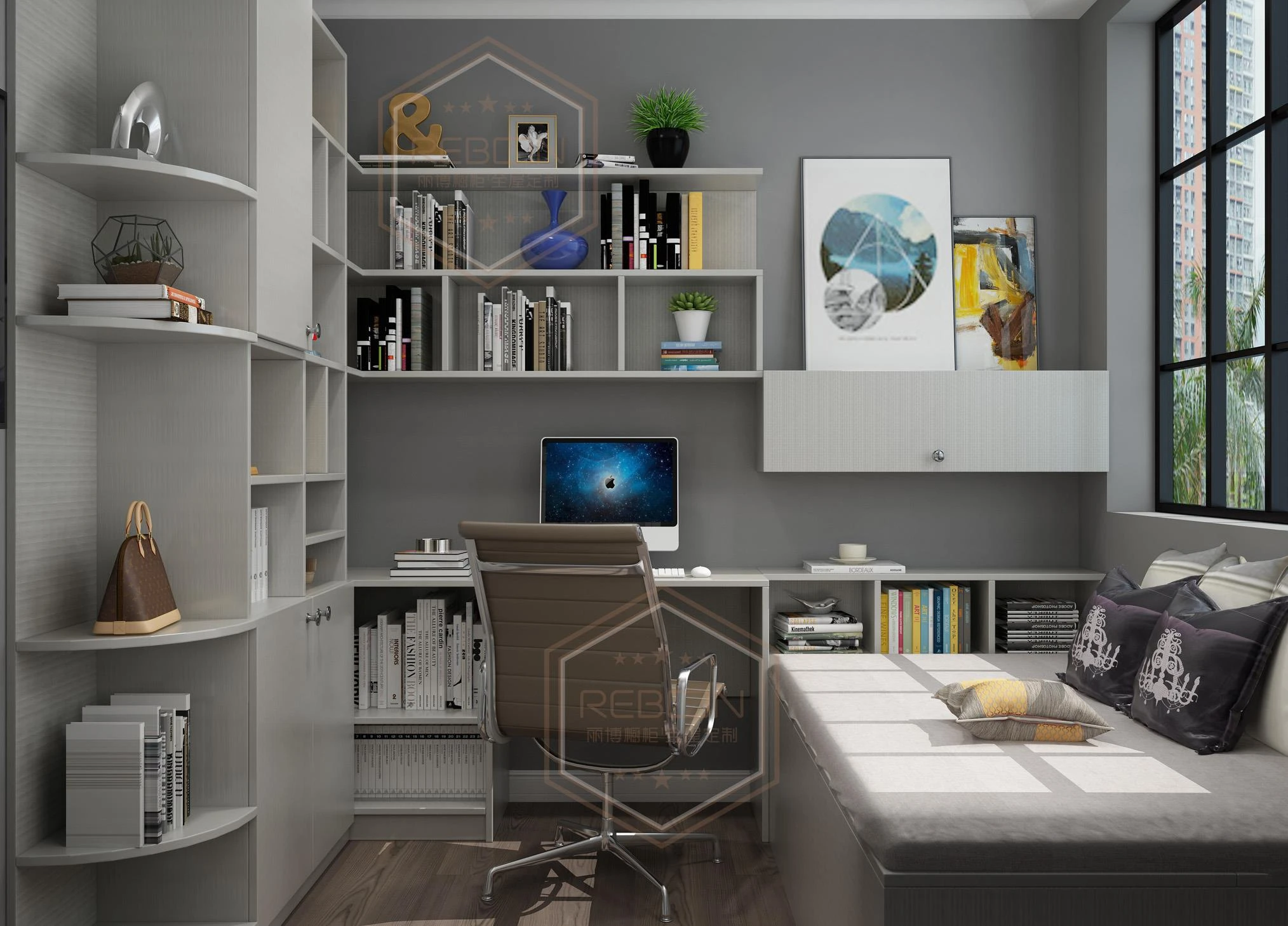 study room cabinet melamine
