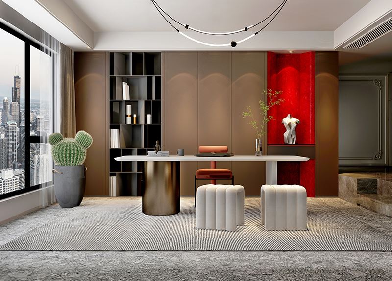 luxury home office cabinet
