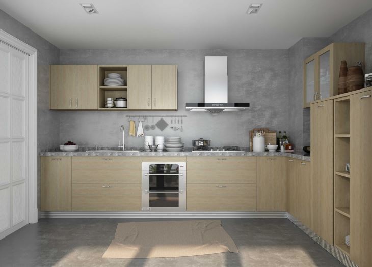 L Shaped Kitchen Cabinets