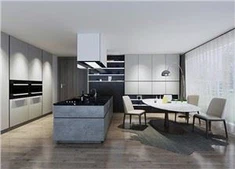 کابینت آشپزخانه براق UV